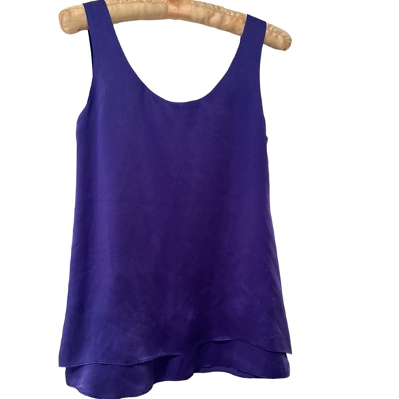 NWT Zoa Double Layered Tank. Color: Cobalt. Size XS - Picture 2 of 7
